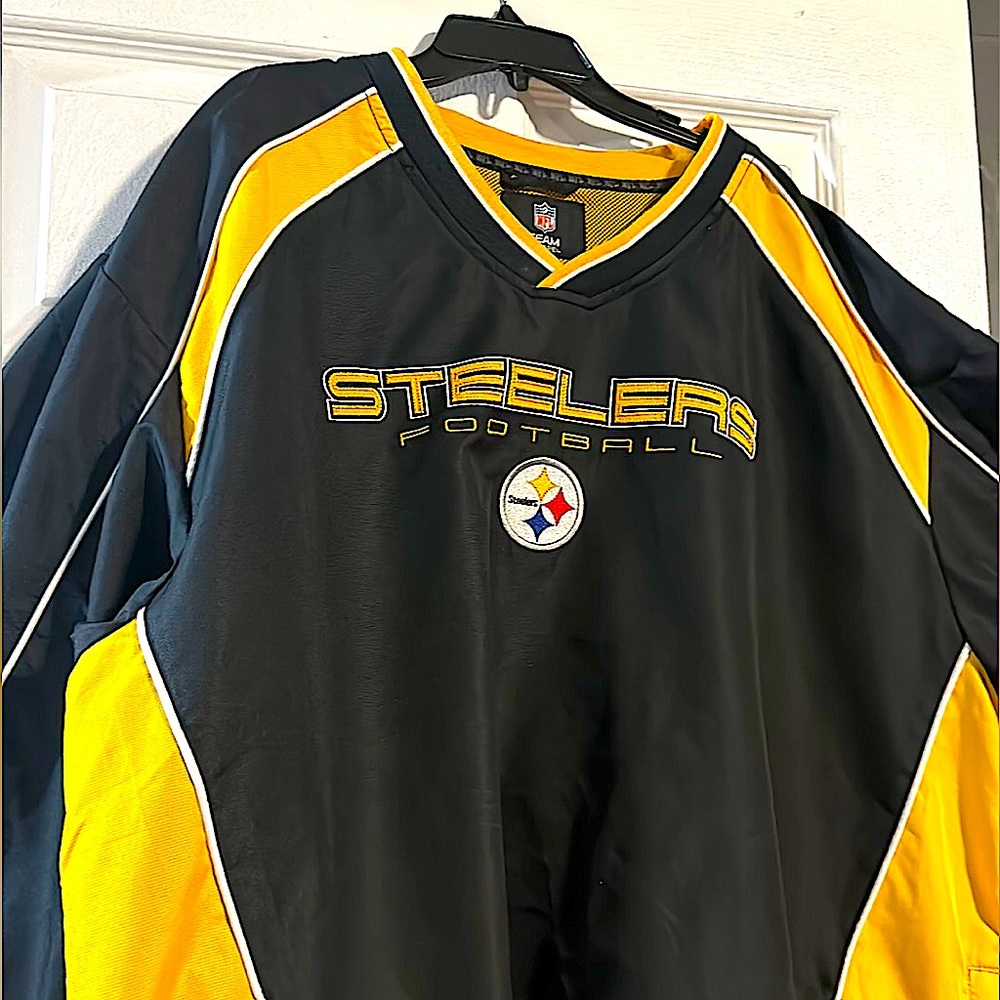 NFL STEELERS PULLOVER WINDBREAKER